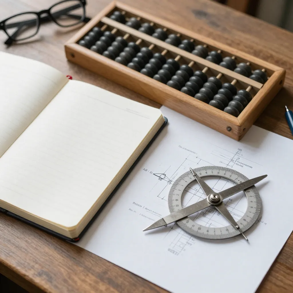 Sjælden vintage beregningsinstrument